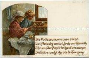 Polisseusen, mit Vers