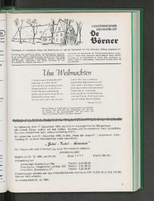 Um Weihnachten