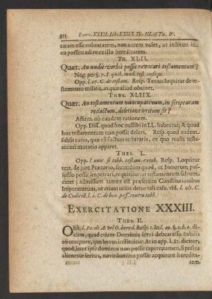 Exercitatione XXXIII.