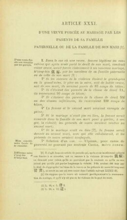 Article XXXI - Article XL