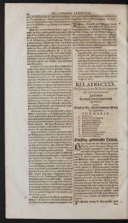Relatio CXXX.