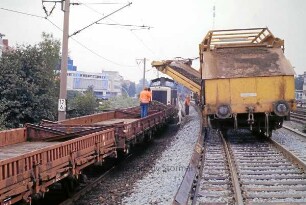 Hamburg: Bahnhof Barmbek: Gleisumbau