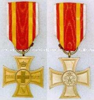 Erinnerungskreuz für freiwillige Krankenpflege / Kriegshilfekreuz, 1870-1871