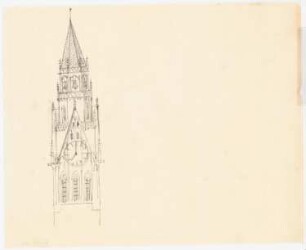 Unzugeordnete Kirchen-Projekte (Skizzen): Kirchturm