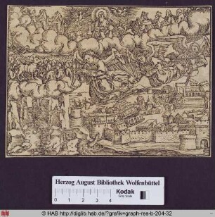 Offenbarung des Johannes, die 144000 Gerechten mit dem Siegel auf der Stirn (Offenb. 7).
