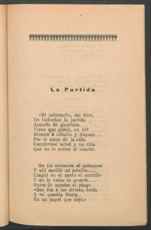 La partida