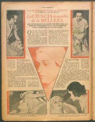 La ciencia en auxilio de la belleza : Una clase de belleza por semana