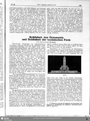 Schönheit des Ornaments und Schönheit der technischen Form