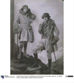 Frauen in Sportkleidung. Sportkostüme zum Wandern