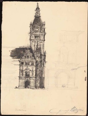 Rathaus, Hamburg (?): Fassade