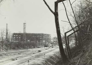 Pumpspeicherwerk Niederwartha im Bau. Rohbau Kraftwerk