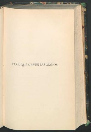 Para qué sirven las manos