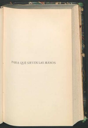 Para qué sirven las manos