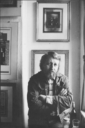 Der Maler Ingo Kirchner in seiner Wohnung