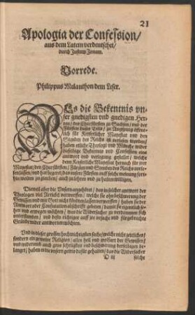 Apologia der Confession ...