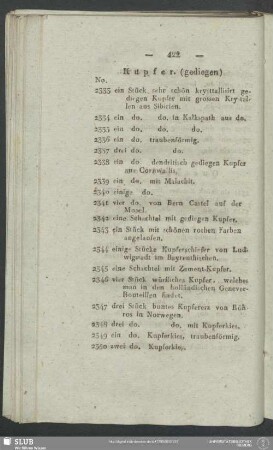 Kupfer. (gediegen)