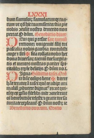 Benedictio diversarum carnium