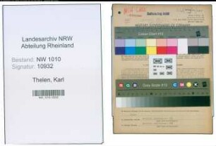 Entnazifizierung Karl Thelen , geb. 18.11.1901 (Staedt.Angestellter)