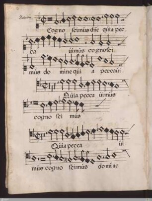 Orlandus : Cognoscimus domine