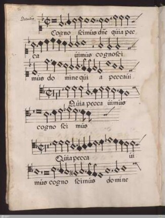 Orlandus : Cognoscimus domine