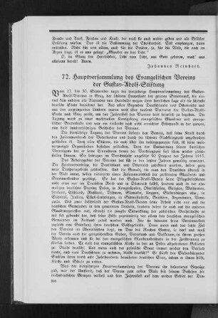 72. Hauptversammlung des Evangelischen Vereins der Gustav-Adolf-Stiftung