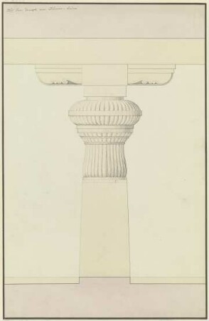 Indische Säule und Architrav