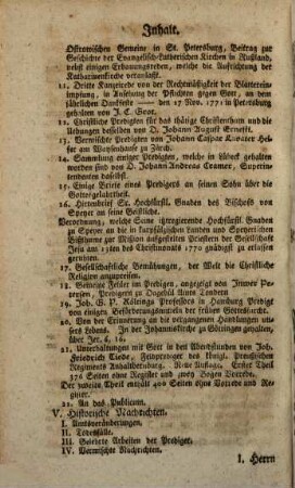 Journal für Prediger. 4, 4. 1773