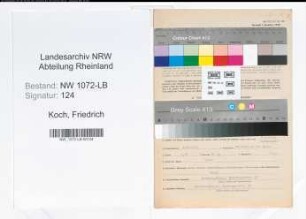 Entnazifizierung Friedrich Koch , geb. 02.12.1908 (Fischhaendler)