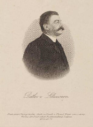 Bildnis von Detlev von Liliencron (1844-1909)