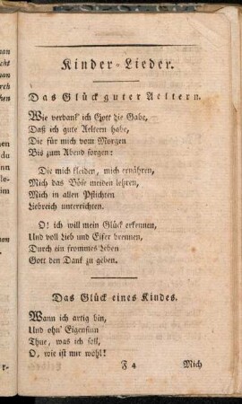 Kinder-Lieder.