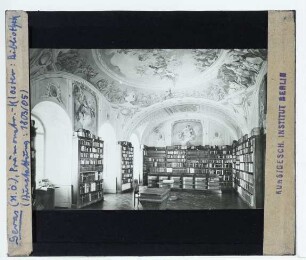 Geras, Stift Geras : Innenansicht, Bibliothek