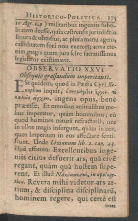 Observatio XXVI.