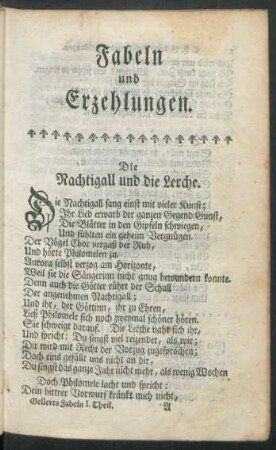 Fabeln und Erzehlungen