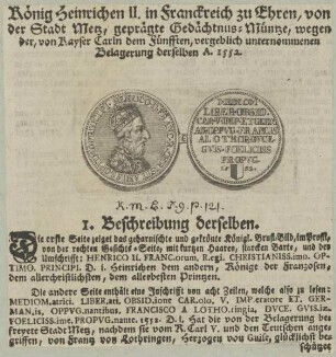 Bildnis des Henricus II.