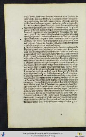 Ubi de illius summo pontificatu…
