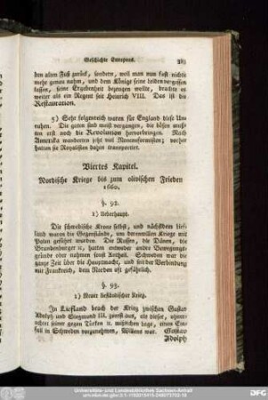 Viertes Kapitel. Nordische Kriege bis zum olivischen Frieden 1660.