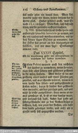 Das XXXIV. Capitel, Ob die vermünzung gold- und silbergeschirres den reichthum des landes vermehren