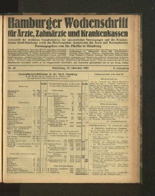 Nr. 44. 29. Oktober 1922