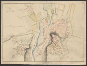Plan von der Vestung Glatz