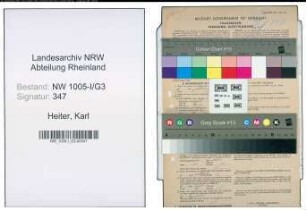 Entnazifizierung Karl Heiter , geb. 05.05.1907 (Fahrer)