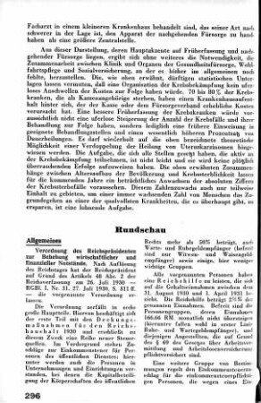 Verordnung des Reichspräsidenten zur Behebung wirtschaftlicher und finanzieller Notstände [Allgemeines]