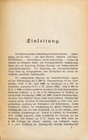 Das Reichsgesetz betreffend die Gewerbegerichte : Vom 29. Juli 1890. Nach den amtlichen Maherialien und dem einschlagenden Prozeßrechte erläutert von Dr. W. Zeller