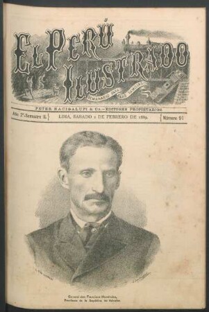 [Retrato de] General don Francisco Menéndez. : Presidente de la República del Salvador.