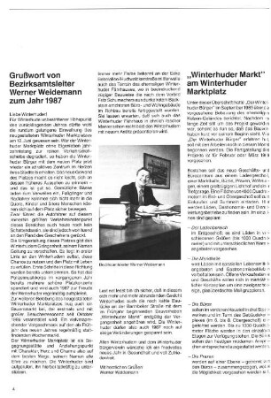 "Winterhuder Markt" am Winterhuder Marktplatz