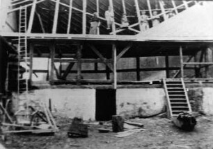 Wilsdruff-Blankenstein. Ober- oder Krillemühle, Abbruch der Schneidemühle 1919, Repro