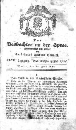 27. Stueck, 3. Juli 1848
