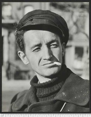 Porträtaufnahme Woody Guthrie