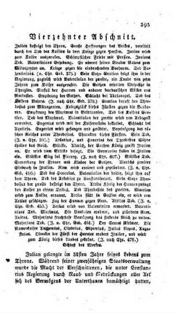 Vierzehnter Abschnitt