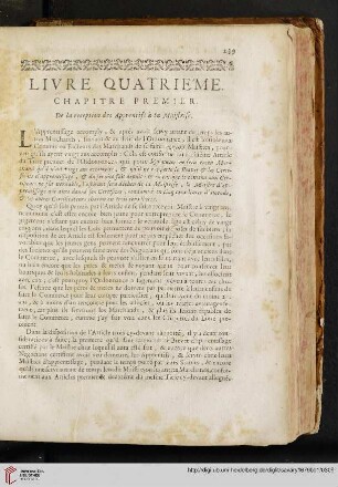 Livre quatrieme