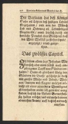 Der Barlaam ... Das zwölffte Capitel